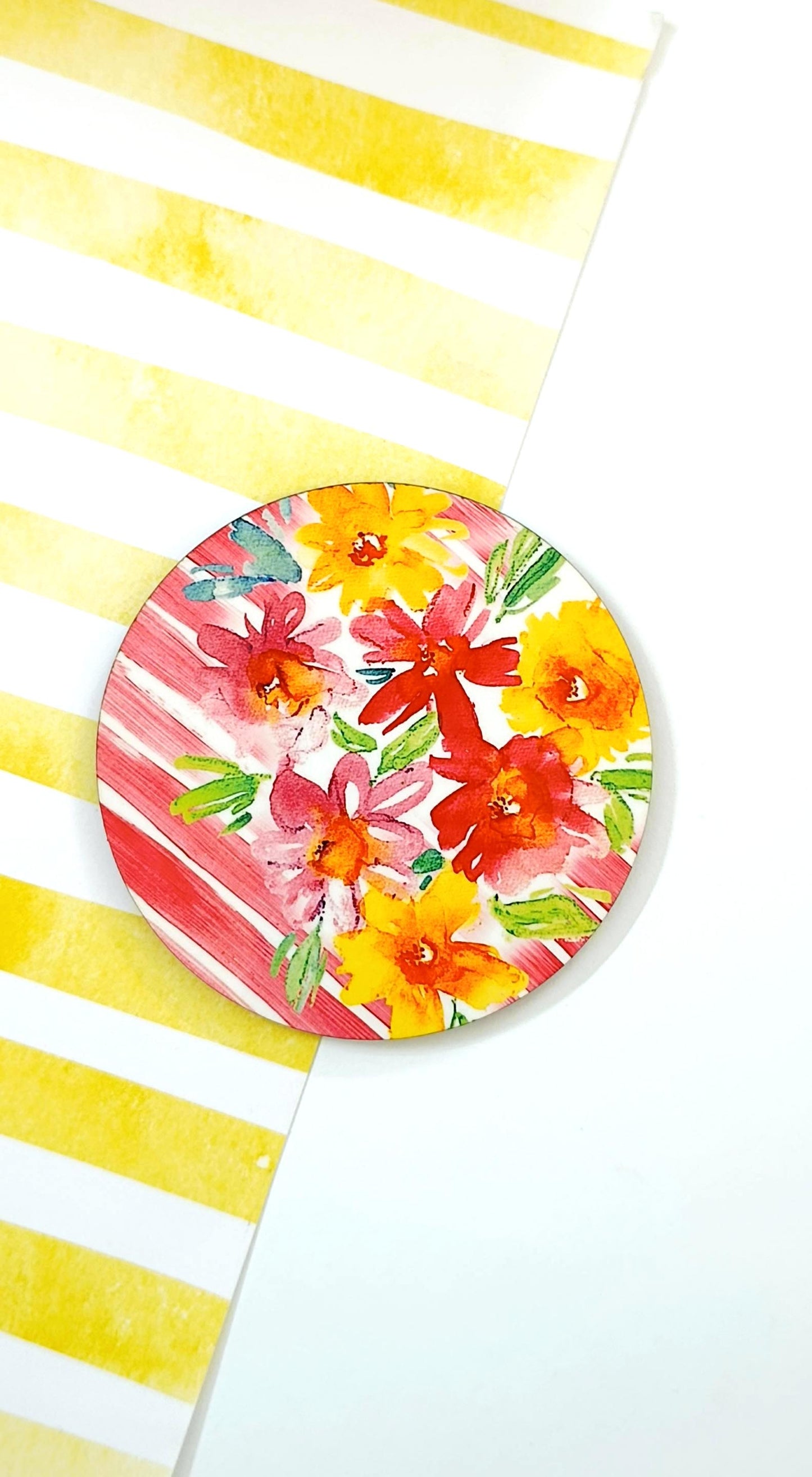 "Floral Pattern 1" Coaster (Pack of 2)