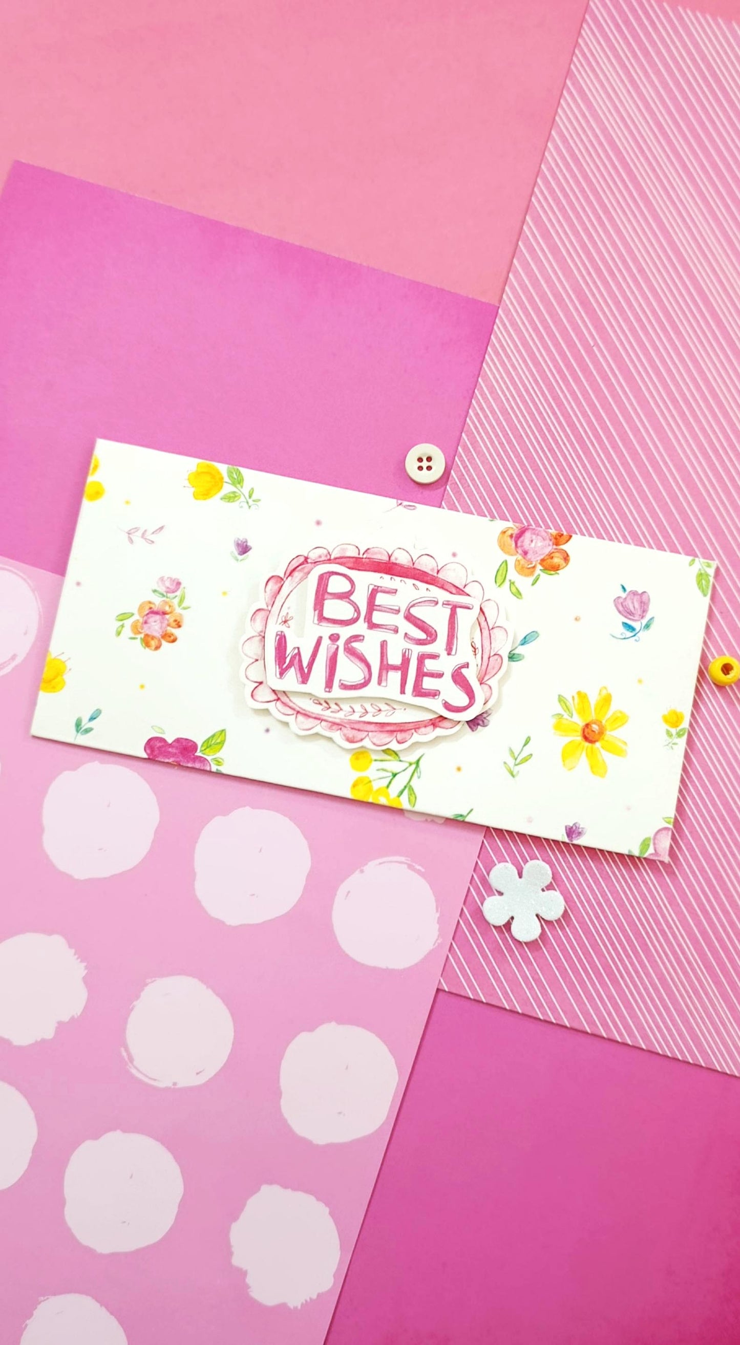 "Best Wishes" Money Envelopes (Pack of 2)