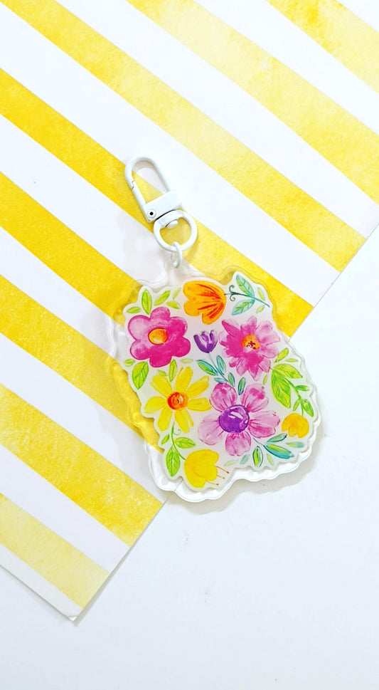 "Flowers" Keychain