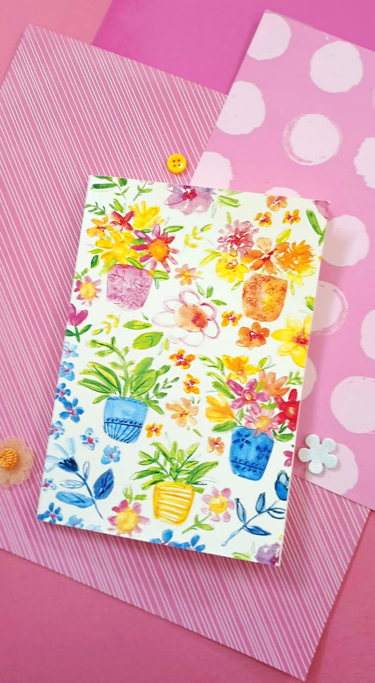 "Flowers Pots" Notebook