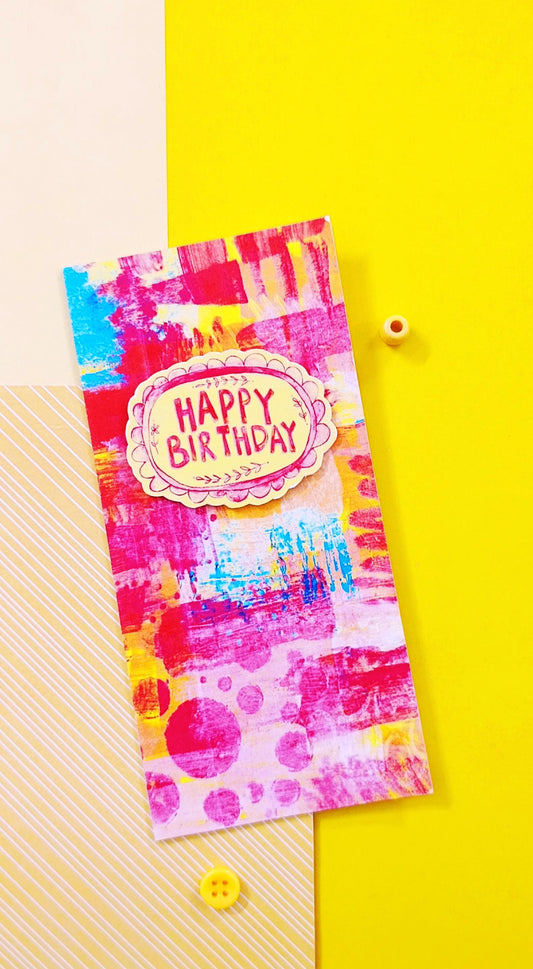 "Happy Birthday" Greeting Card